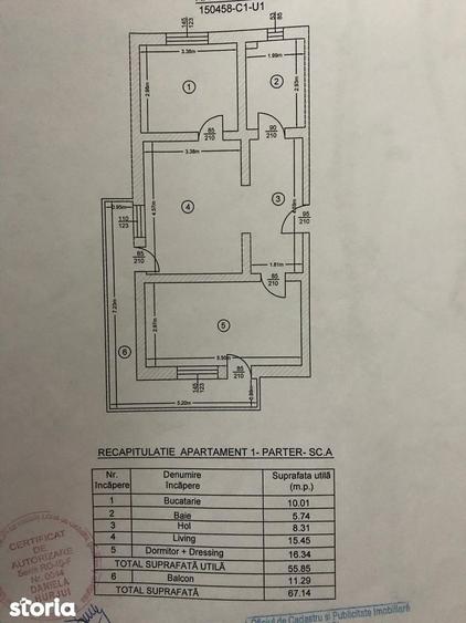 Apartament cu 2 camere în Moara de Vânt