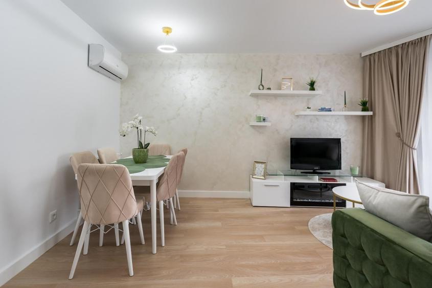 Apartament cu 2 camere decomandat, mobilat în Băneasa