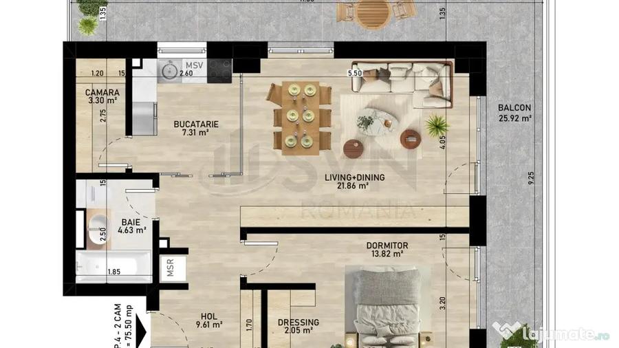 Apartament 3 camere I Gemina by the lake - Bucuresti (Bucuresti-Ilfov) - 6