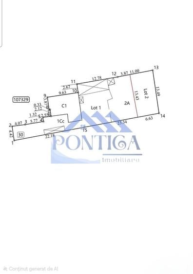 Casă individuală cu 4 camere cu Canalizare în Lumina