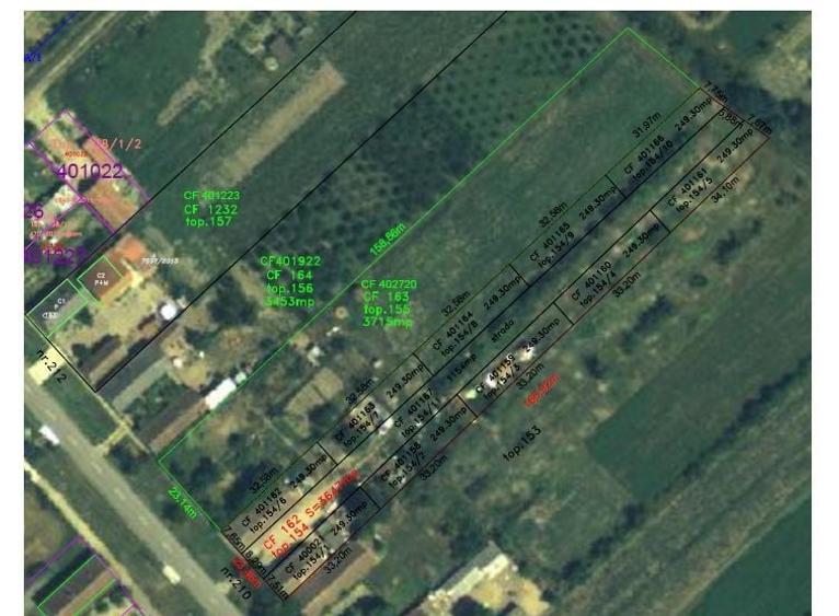 Teren Construcții intravilan de 593 mp, în Pădureni (Jebel)