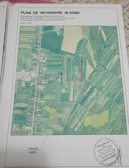 Teren de 6500 mp, în Exterior Vest