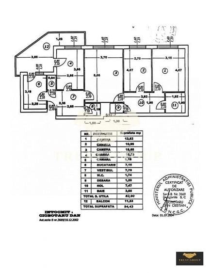 Apartament cu 4 camere semidecomandat în Titulescu