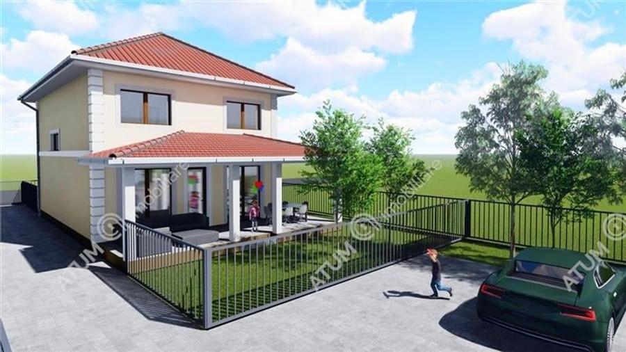 Casă individuală cu 4 camere cu Canalizare în Șelimbăr