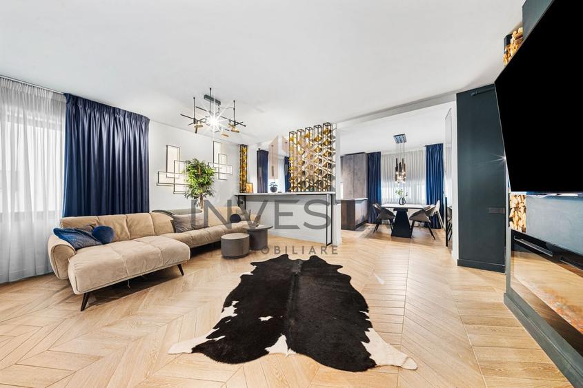 Apartament cu 3 camere semidecomandat, mobilat în Bună Ziua