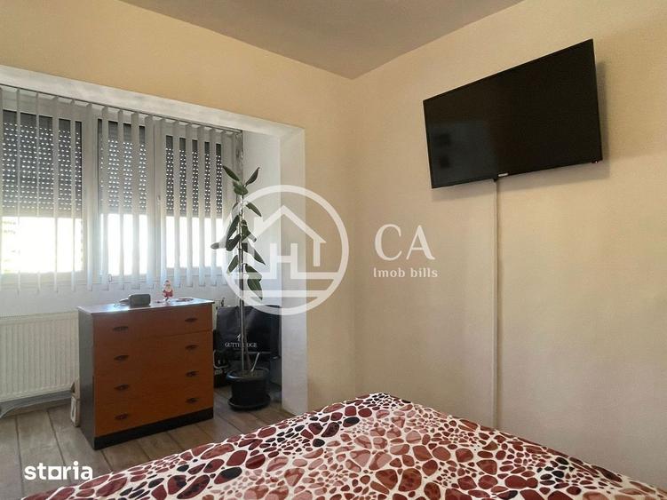 Apartament cu 3 camere semidecomandat în Nufărul