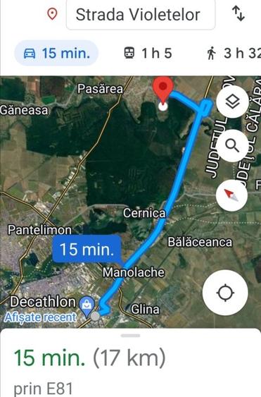 Teren Construcții intravilan de 556 mp, în Brănești