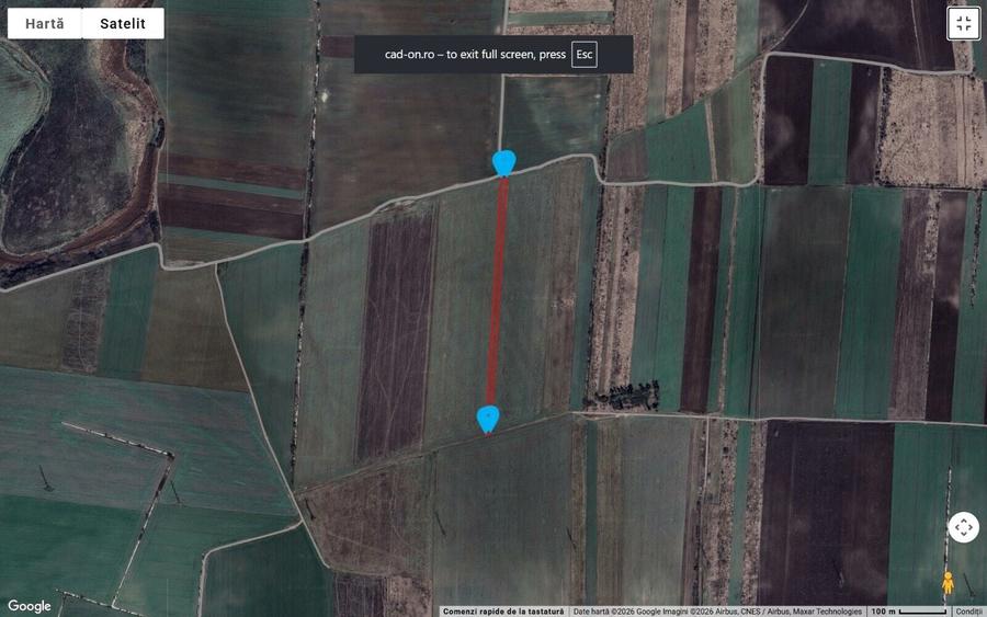 Teren agricol extravilan de 6180 mp, în Periș