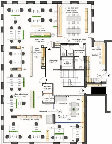 Spațiu comercial, de 330 mp, în Ultracentral