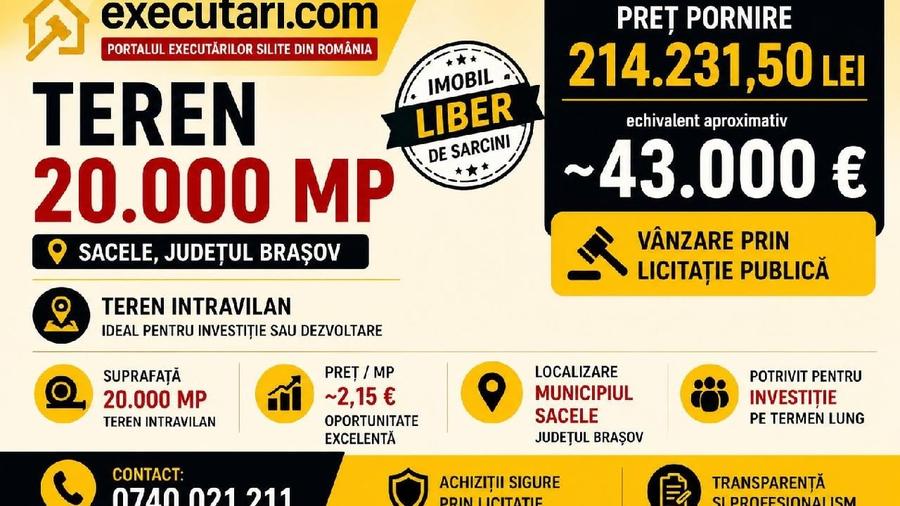 Teren intravilan în Bunloc