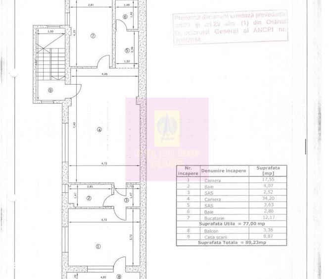 Apartament cu 3 camere în Dorobanți