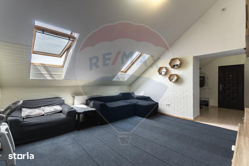 Apartament cu 3 camere decomandat, mobilat în Sânpetru