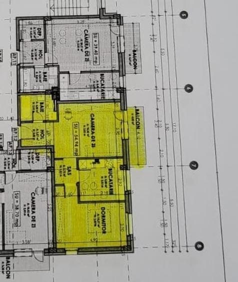 Apartament cu 2 camere semidecomandat în Ultracentral