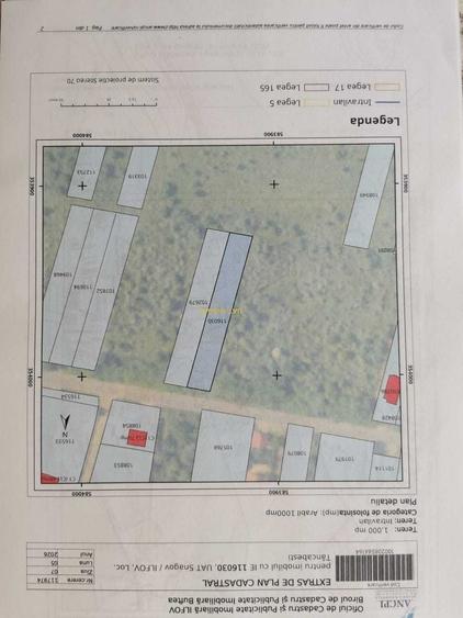 Teren Construcții intravilan de 1000 mp, în Tâncăbești