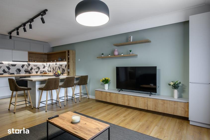 Apartament cu 2 camere, mobilat în Plopilor