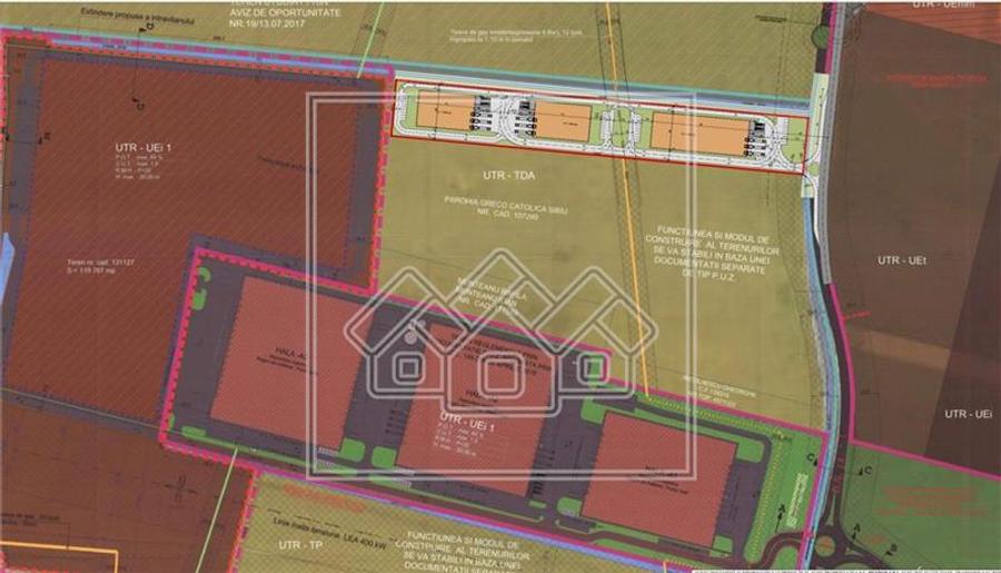 Teren Construcții intravilan de 19100 mp, în Viile Sibiului