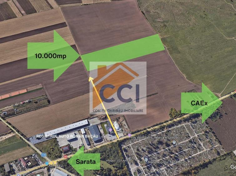 Teren agricol intravilan de 10000 mp, în Vest