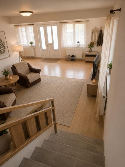 Casă individuală cu 5 camere cu Teren 520 Mp în Paleu