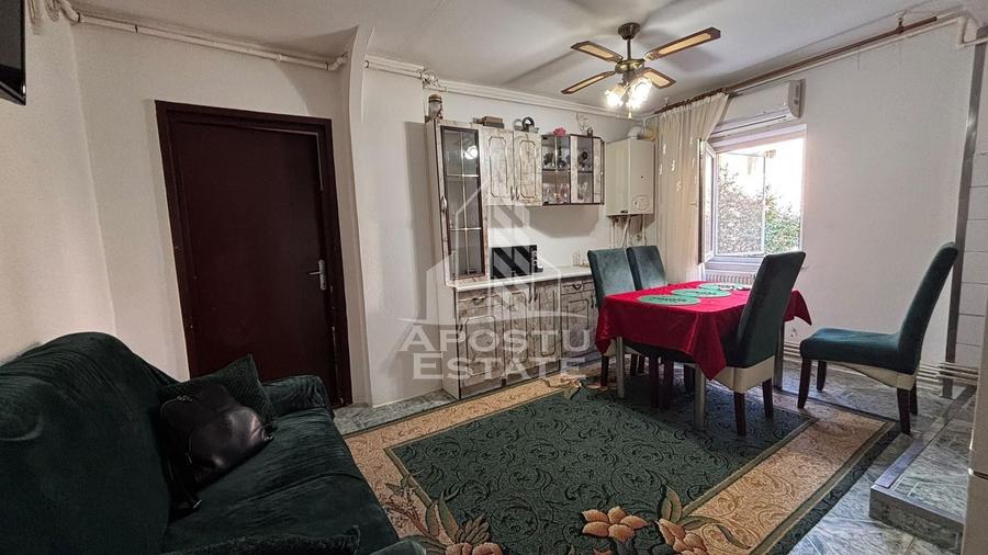 Apartament cu 3 camere semidecomandat, mobilat în Freidorf