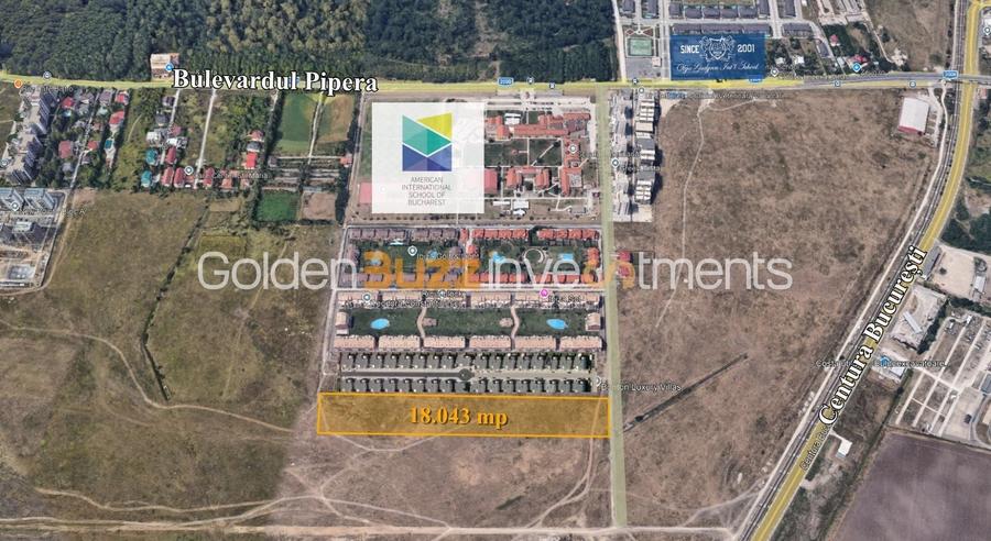 Teren Construcții intravilan de 18043 mp, în Pipera