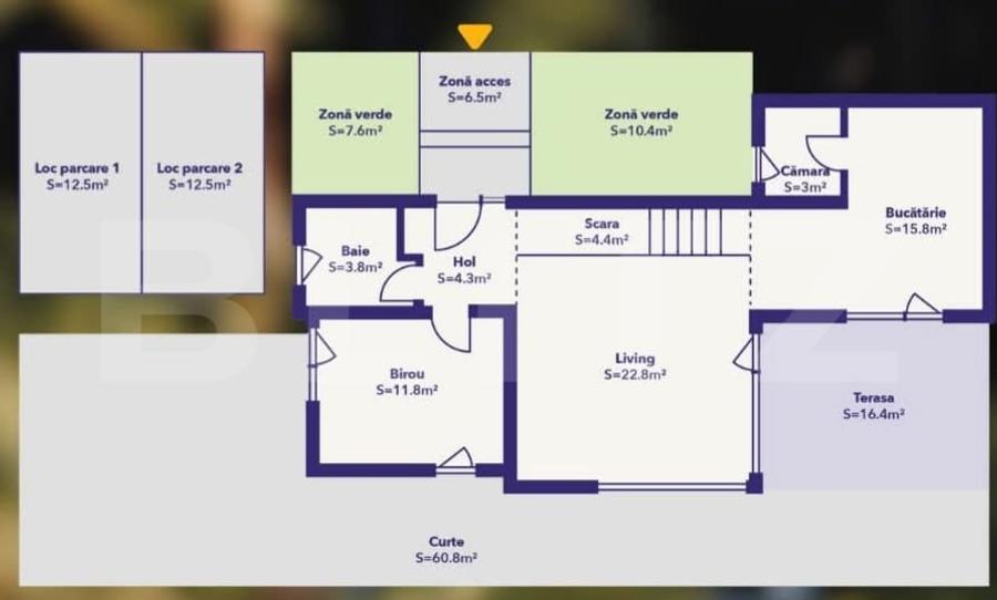 Duplex 5 camere, 118.66 mp, 3 bai, finalizata, zona Dumbravita - 3