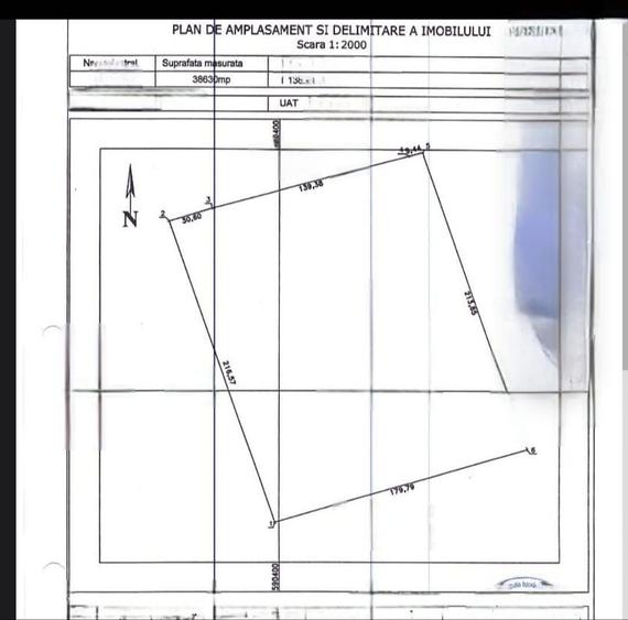 Teren Construcții intravilan de 38630 mp, în Balotești