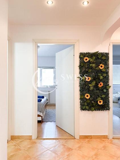 Apartament cu 3 camere decomandat, mobilat în Mănăștur