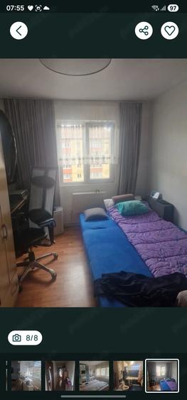 Apartament cu 3 camere semidecomandat în Exterior Vest
