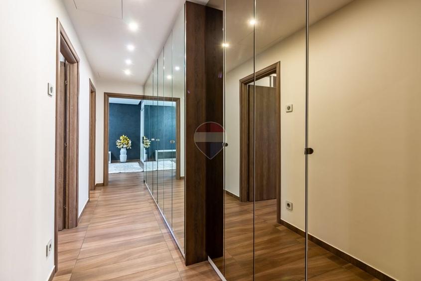Apartament cu 4 camere decomandat, mobilat în Barbu Văcărescu