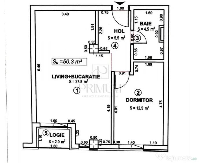 Torontalului, apartament 2 camere, centrala proprie, parcare - Timisoara (Timis) - 3