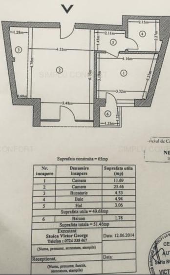 Apartament cu 2 camere decomandat în Grozăvești
