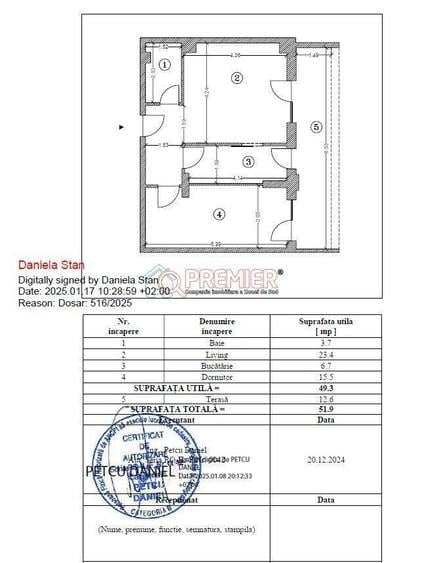 Apartament cu 2 camere decomandat în Văcăresti