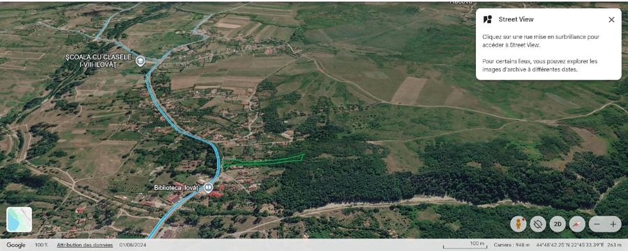 Teren Construcții intravilan de 3930 mp, în Ilovăț