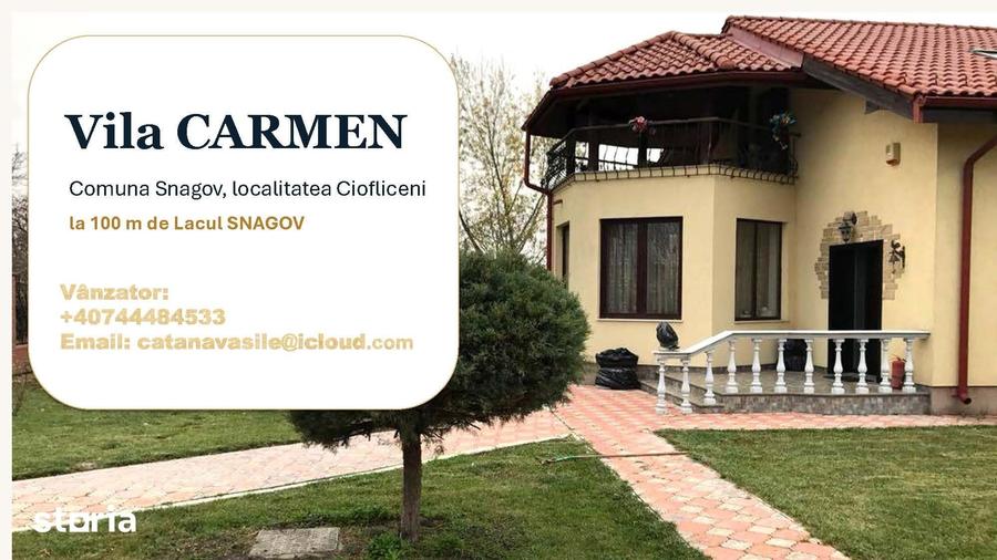 Casă cu 5 camere cu Teren 935 Mp în Snagov