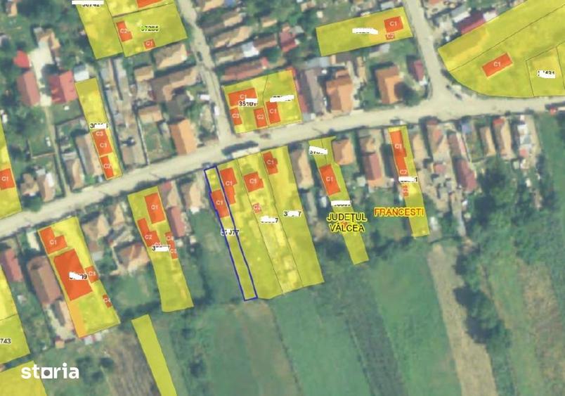 Casă cu 2 camere cu Teren 408 Mp în Ocnele Mari