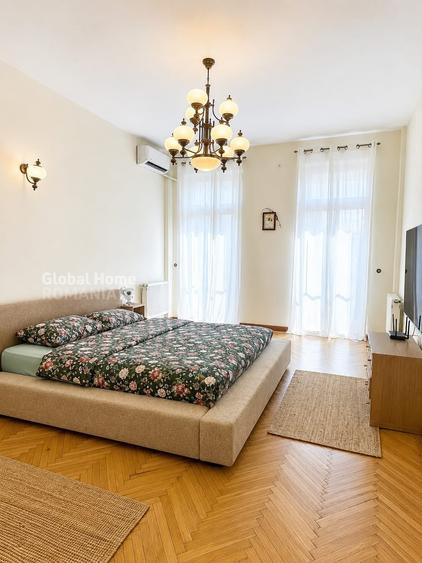 Apartament cu 3 camere decomandat, mobilat în Cișmigiu