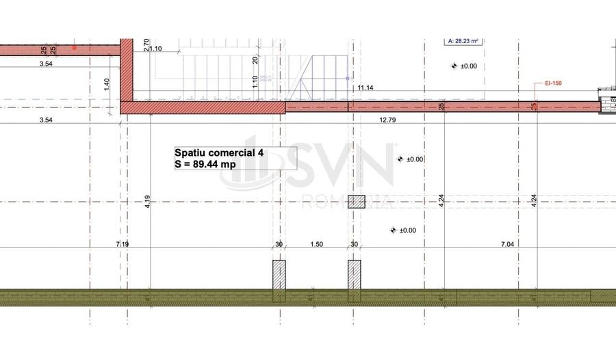 Spațiu comercial, de 89.44 mp, în Odăi