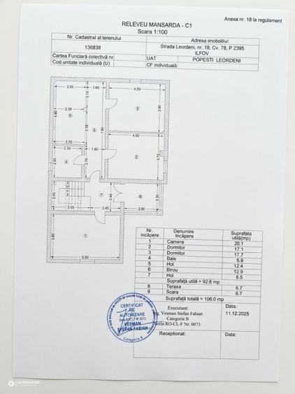 Casă individuală cu 6 camere cu Canalizare în Central