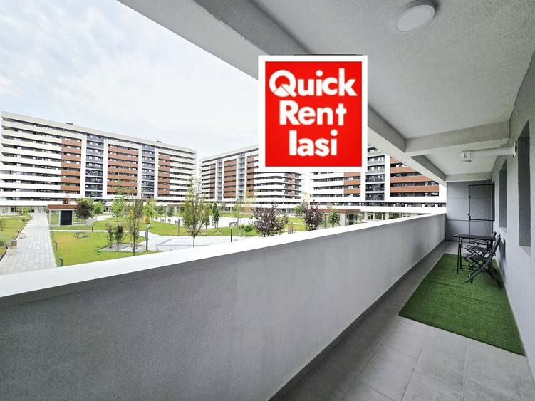 Lux Copou Garden Residence Apartament 3Camere Open Space De Inchiriat - 18