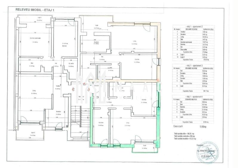 Apartament cu 3 camere decomandat în Șelimbăr