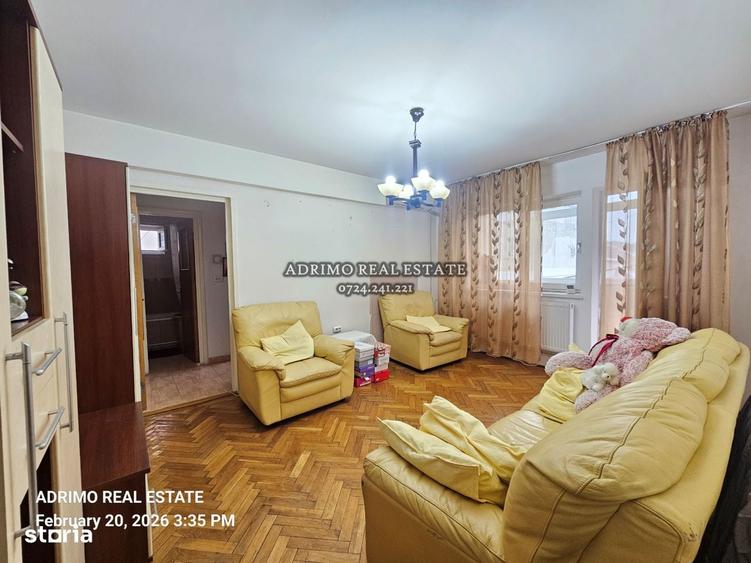 Apartament cu 3 camere semidecomandat în Central