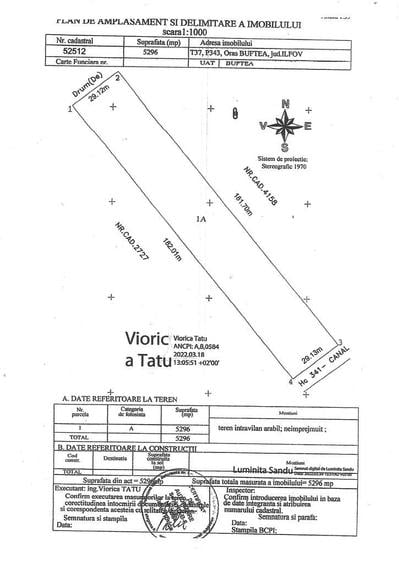 Teren Buftea Intravilan langa A0 ideal pentru hale industriale - 2
