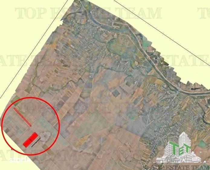 Oportunitate pentru investitori. Teren intravilan 186.441 mp in zona v - 1