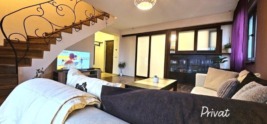 Apartament cu 3 camere semidecomandat, mobilat în Bucureștii Noi