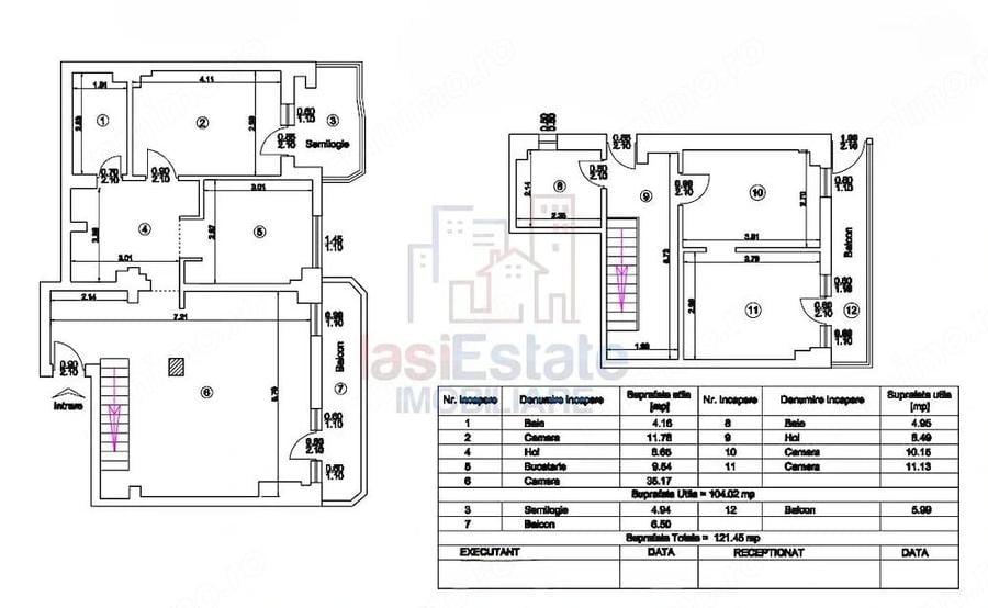 Apartament cu 4 camere decomandat în Filiași