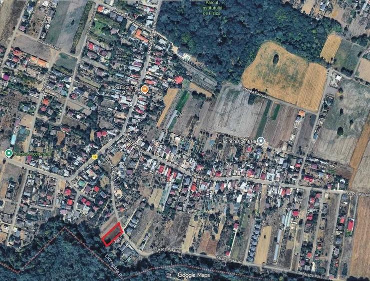Teren de 1000 mp, în Exterior Vest