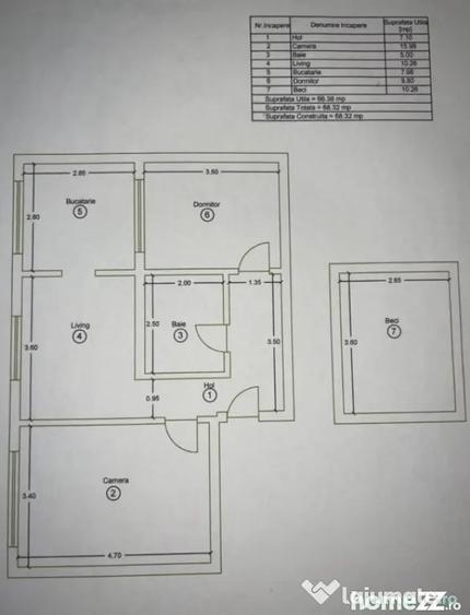 Apartament cu 2 camere decomandat în Bogdan Vodă