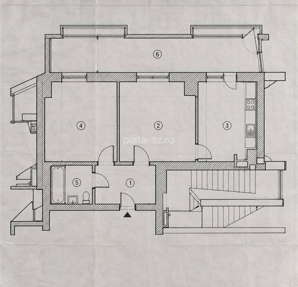 Apartament nou cu 2 camere decomandate, 50mp plus 47mp terasa, etaj intermediar, in Manastur