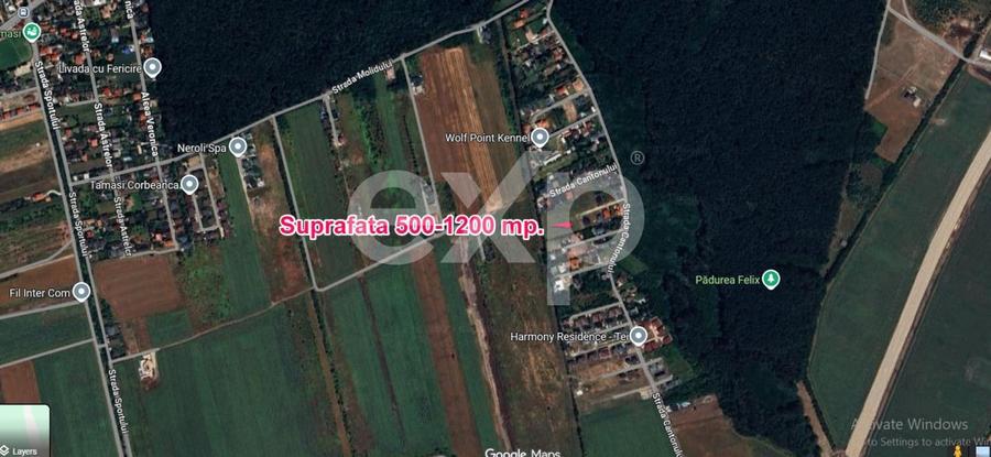 Teren Construcții intravilan de 500 mp, în Corbeanca
