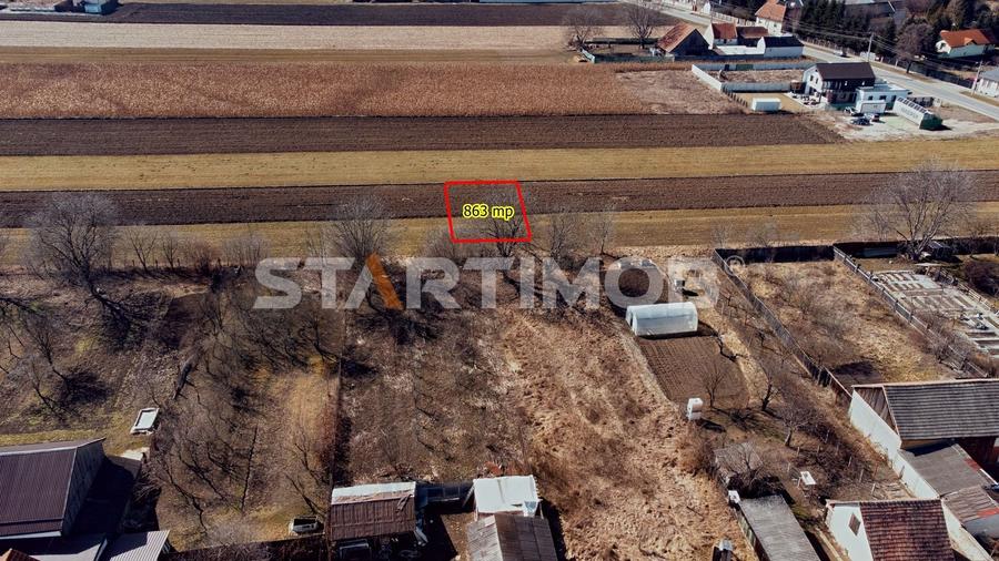 Teren Construcții intravilan de 863 mp, în Central